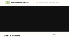 Desktop Screenshot of goinghomehawaii.org